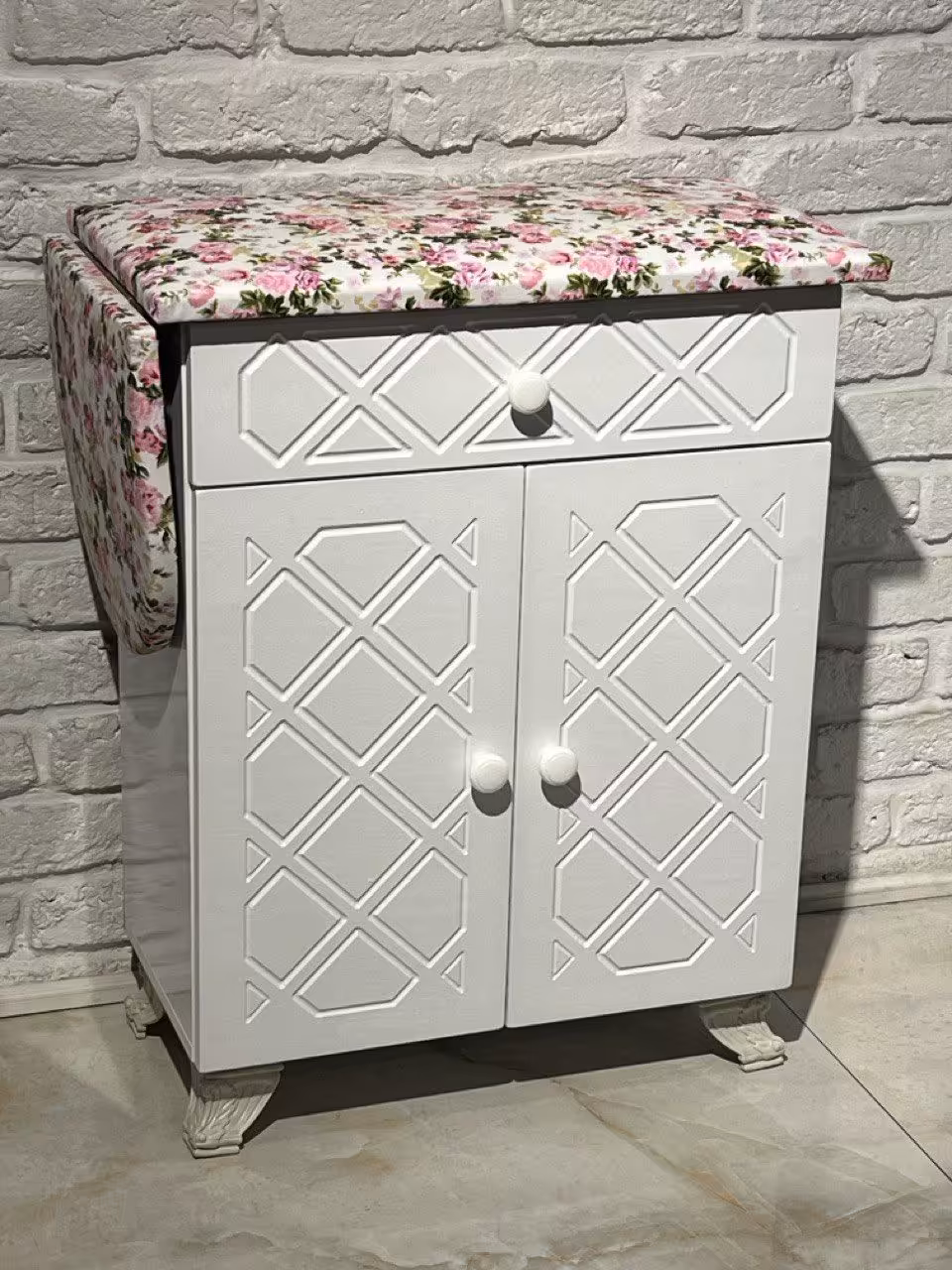 میز اتو و چرخ خیاطی تک کشو  کد 920 | الین دکور