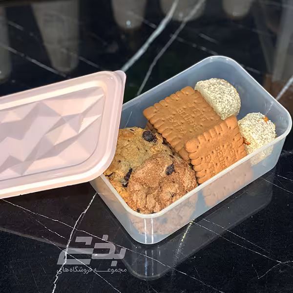 ظرف فریزری 5 سانتی طرح الماس