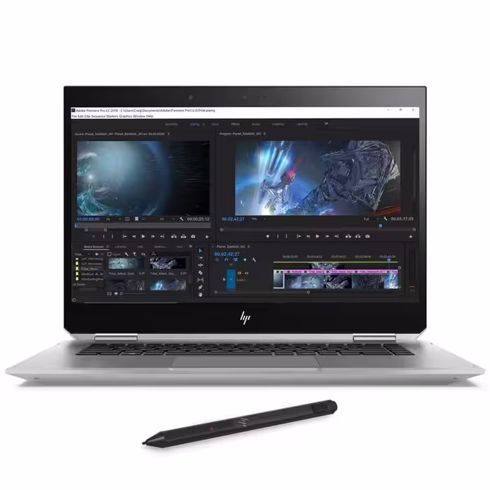 لپ تاپ اچ پی مدل ZBook Studio x360 G5 با صفحه نمایش Full HD لمسی، پردازنده زئون