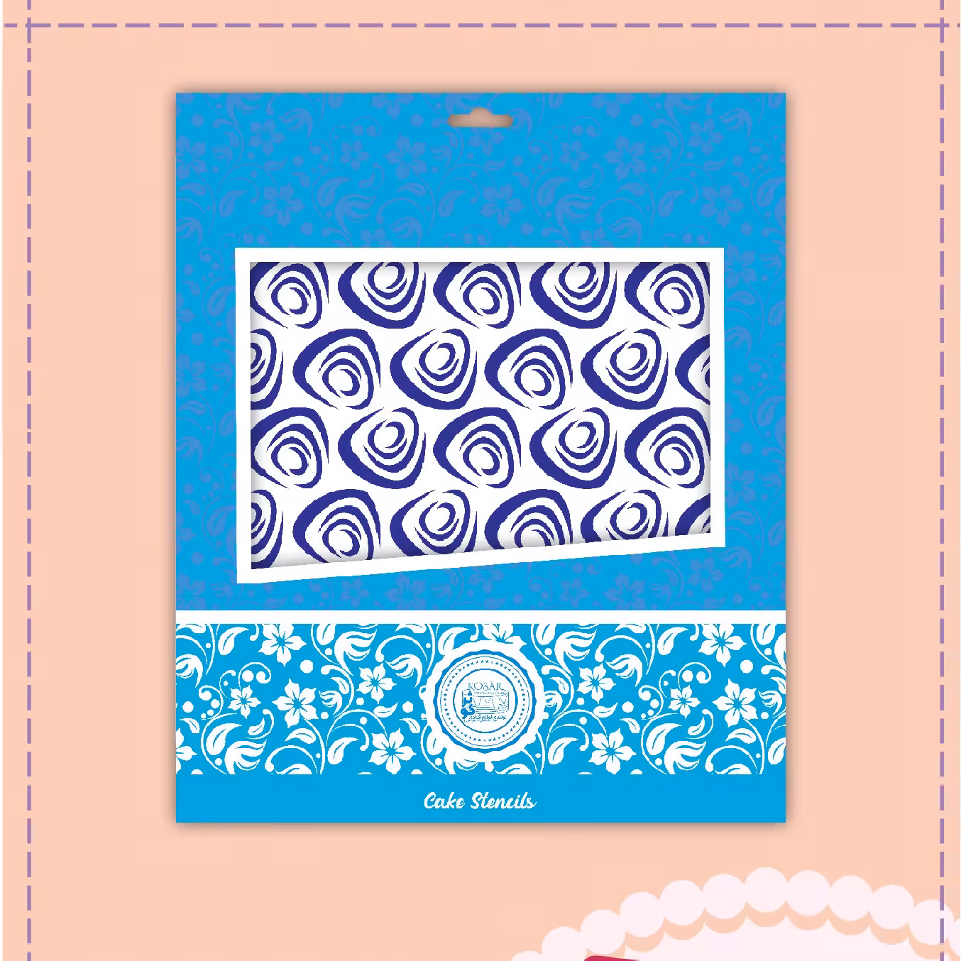 استنسیل قنادی مخصوص خامه و فوندانت