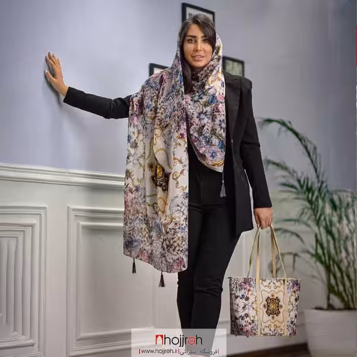 اطلاعات ، قیمت و خرید ست روسری و کیف دستی کد RO128