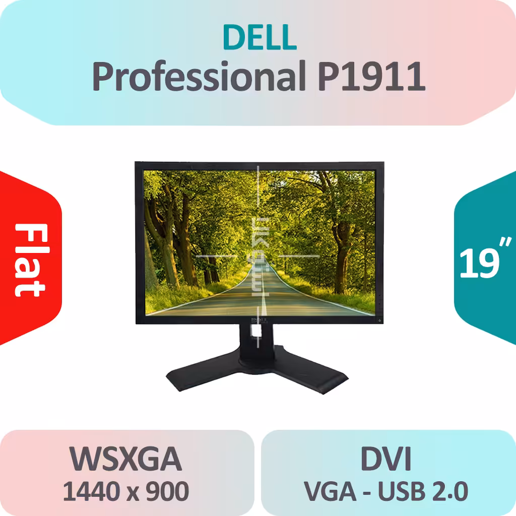 مانیتور استوک Dell Professional P1911 سایز 19 اینچ WSXGA