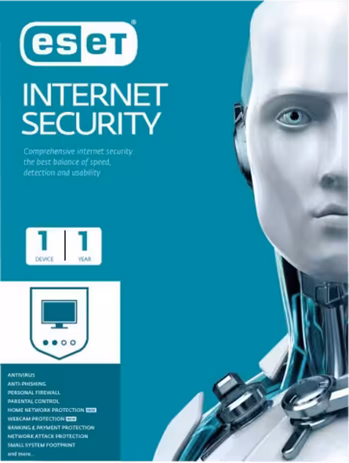آنتی ویروس یکساله ESET INTERNET Security 2020 EDITION تک کاربره