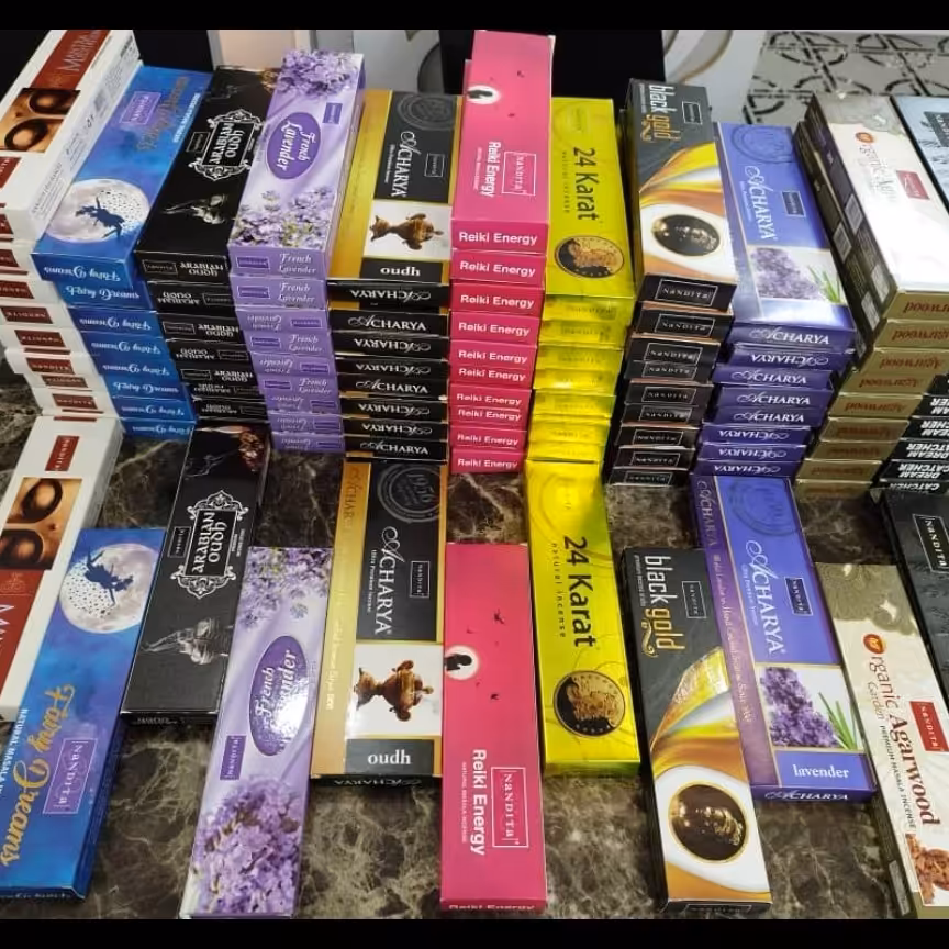 پک 20 عددی عود دست ساز50 گرمی ناندیتا و...