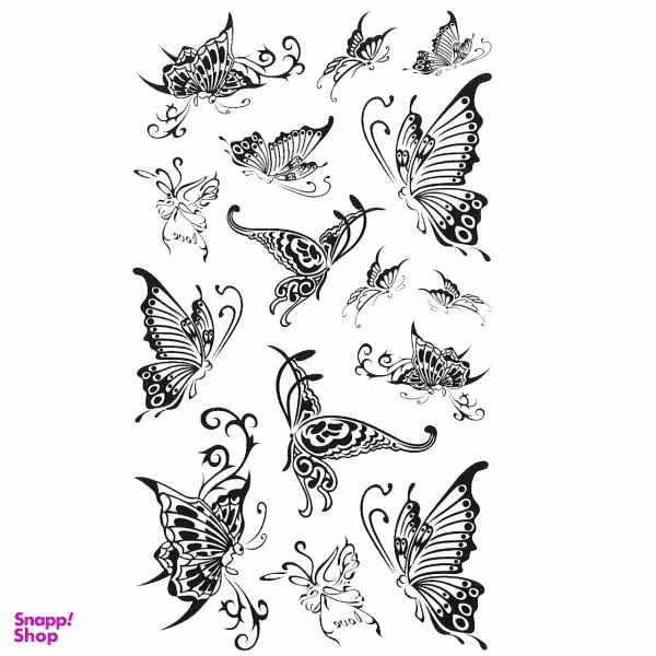 تتو موقت طرح پروانه مدل GF312