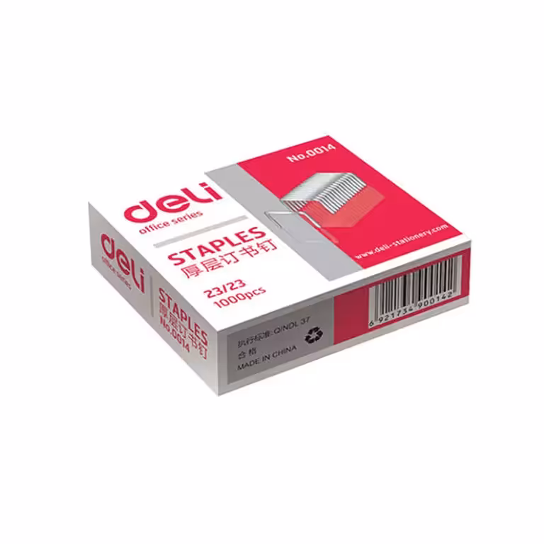 سوزن منگنه دلی کد 0014 سایز 2323 بسته 1000 عددی