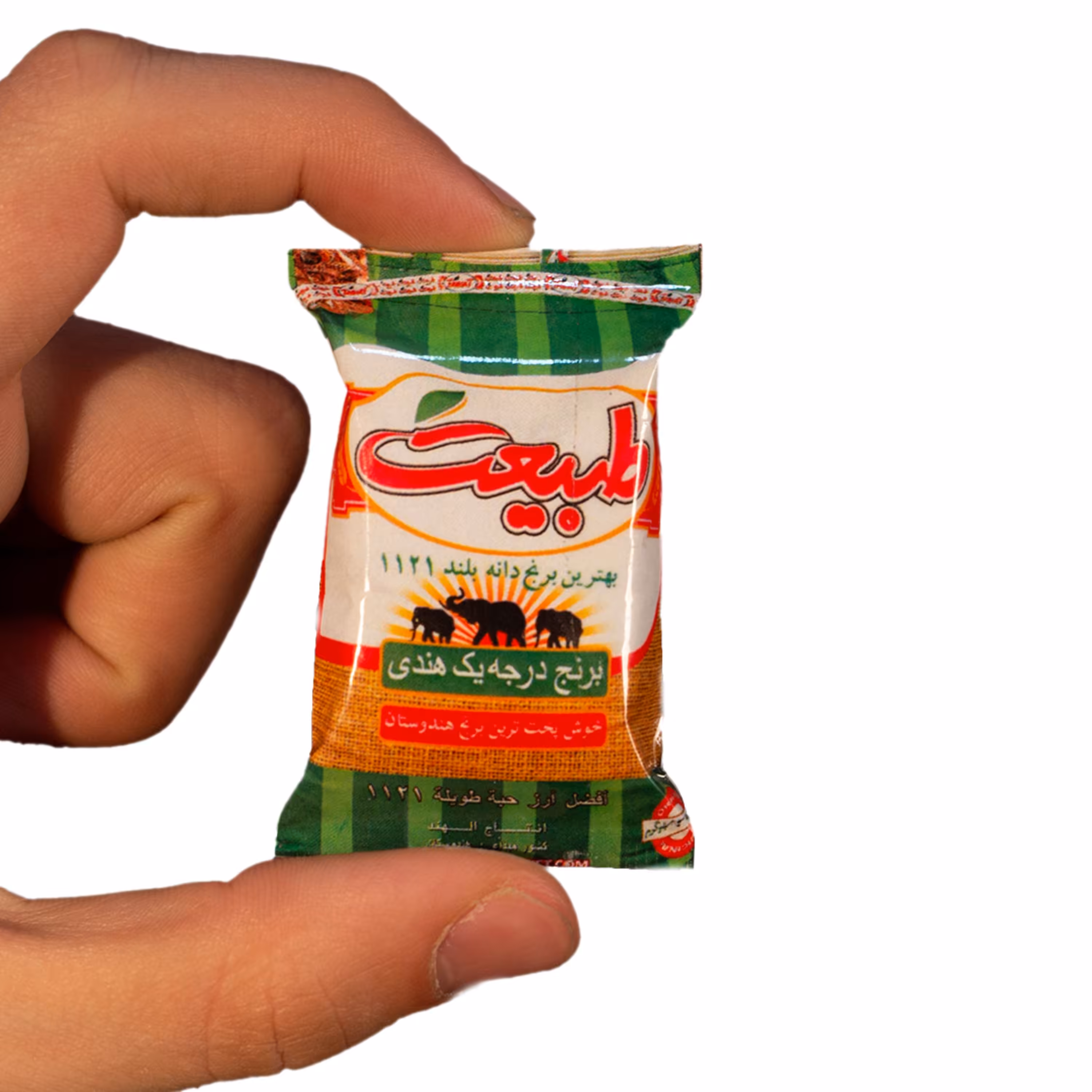 مگنت یخچال مینیاتوری کیسه برنج مدل طبیعت