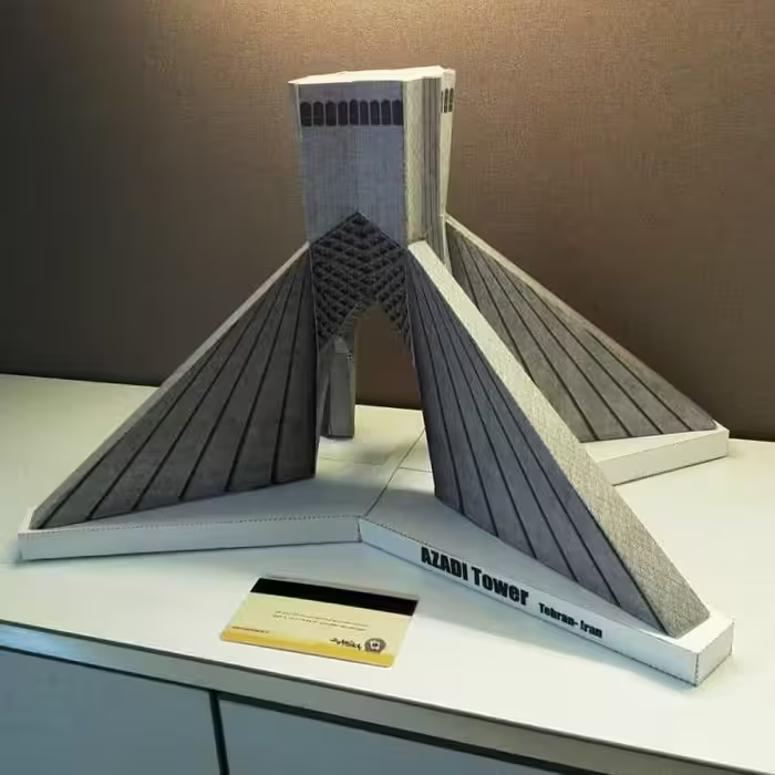 کیت ساخت ماکت برج آزادی مدل ساده شده 