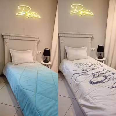 لحاف یک نفره طرح شعر