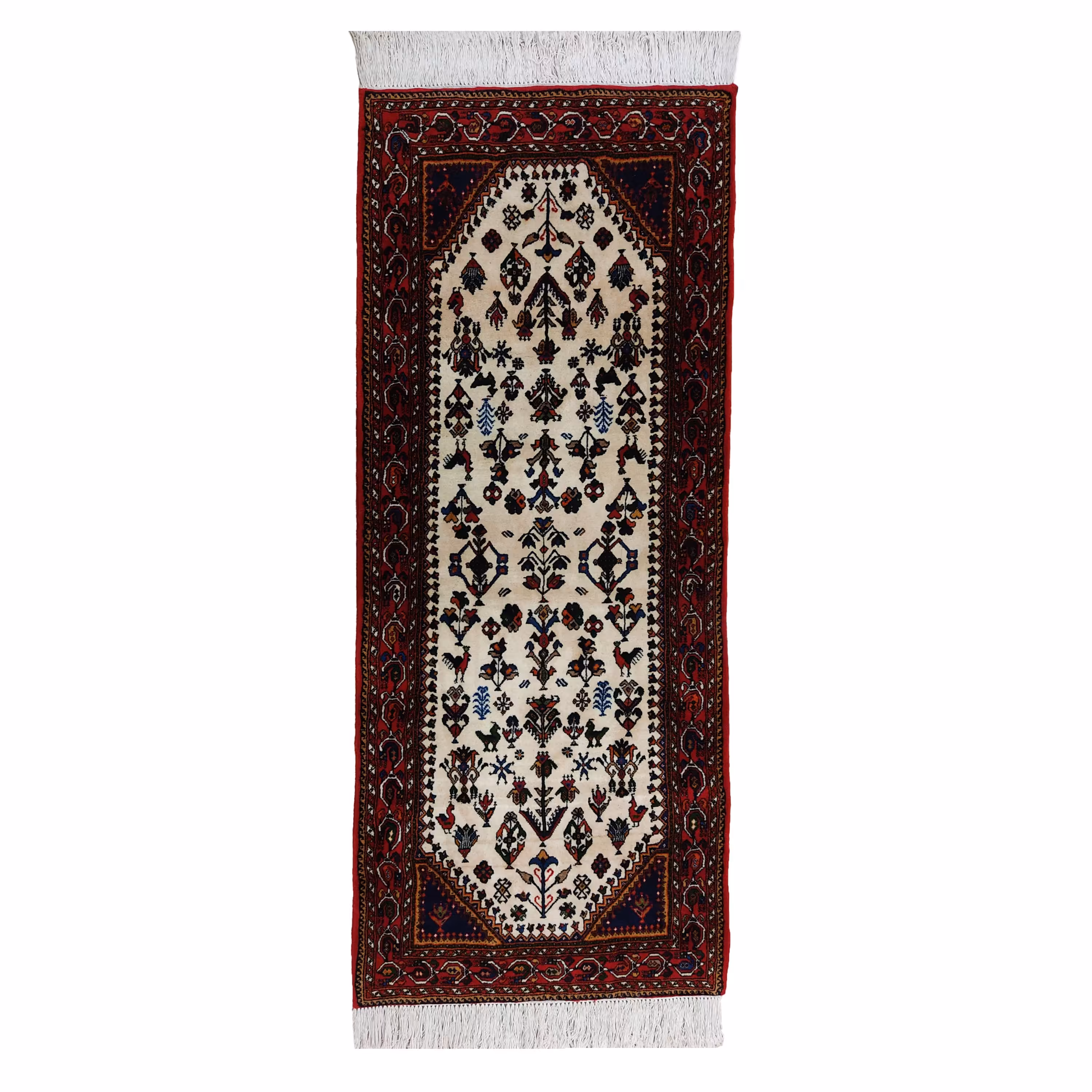 فرش دستبافت کناره طول 2 متر مدل نصرآباد کد 340