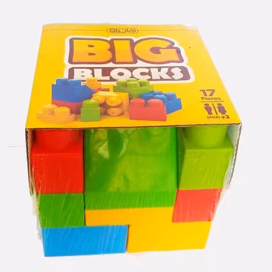 🎮 بیگ بلوک 17 قطعه

🔸 بیگ بلوک یا بلوک‌های بزرگ شامل 17 قطعه می‌باشد و برای کودکان سه سال به بالا طراحی و تولید شده اس