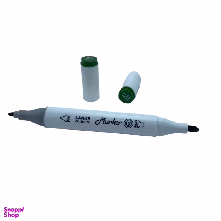 ماژیک راندو دو سر لانک رنگ Grass Green کد 47