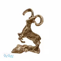 مجسمه دکوری برنجی طرح بزکوهی