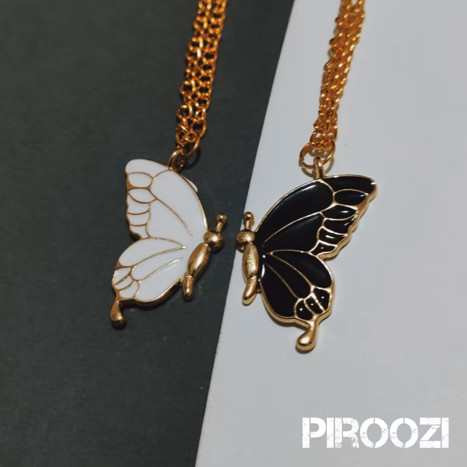 گردنبند ست پروانه ای 