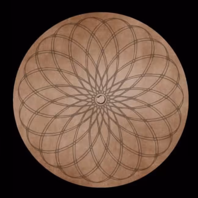 دف دستان دو مهر با  طلق آلمانی 