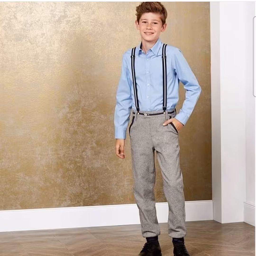 شلوار پسرانه ساسبند دار اورجینال برند پیپرتس آلمان سایز 152