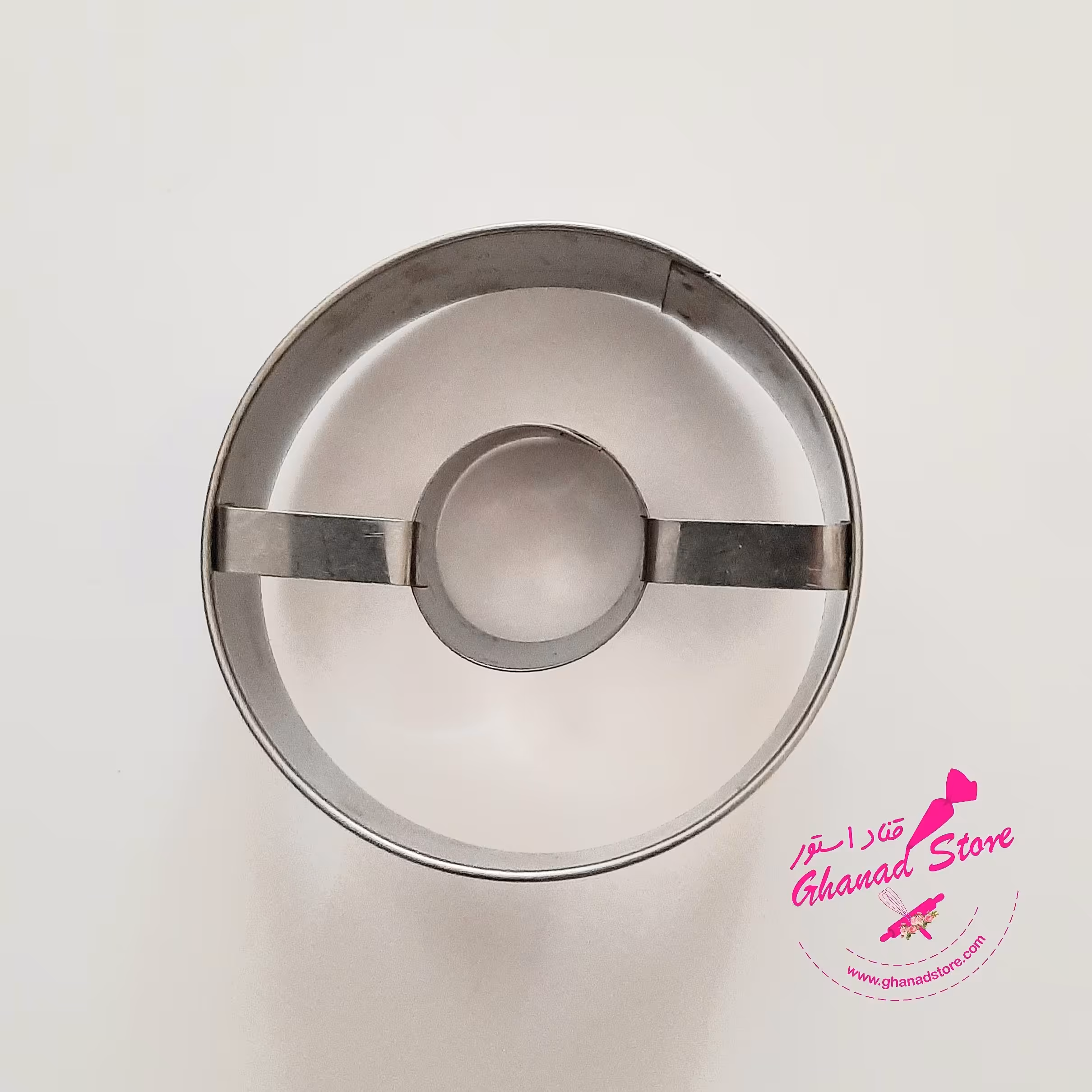 کاتر دونات جنس استیل سایز ده سانت