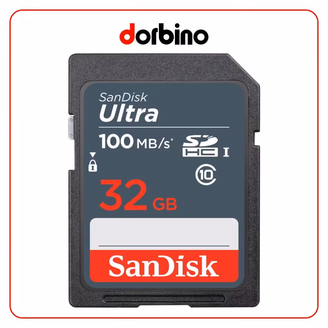 کارت حافظه سن دیسک SanDisk 32GB Ultra SDHC UHS-I Memory Card - فروشگاه دوربین دوربینو