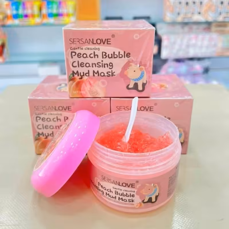 ماسک حبابی میوه ای هلو 