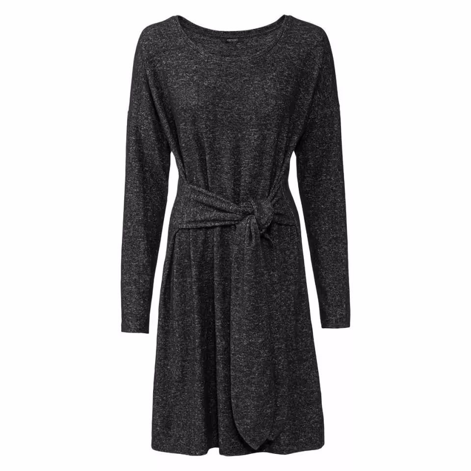 پبراهن بافت ظریف زغالی زنانه اسمارا esmara آلمان سایز L (ارسال رایگان)