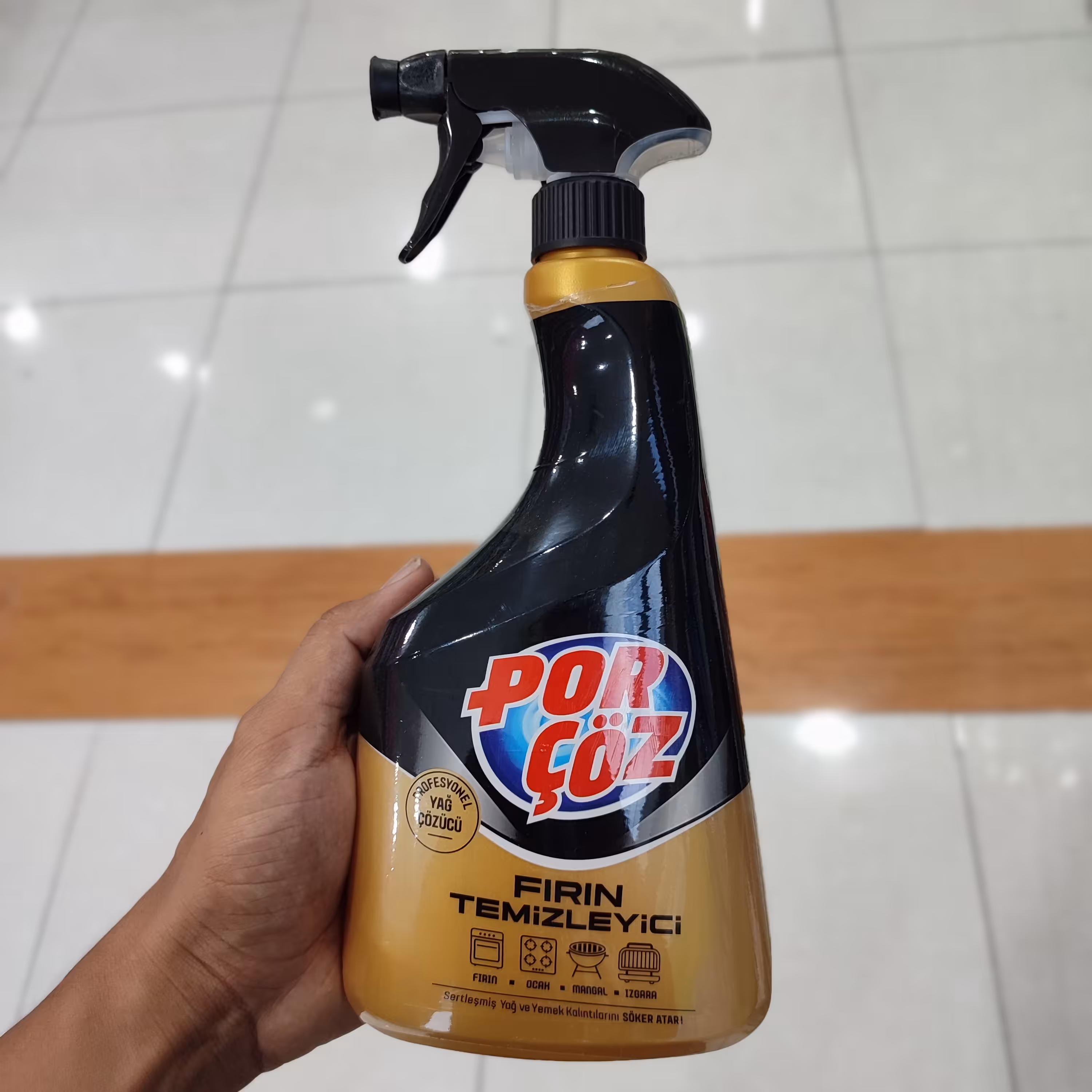 اسپری پاک کننده گاز و فر و چربی زدای پورچوز 750 میل