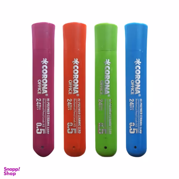 نوک مداد نوکی 0.5 میلی متری کرونا مدل OFFICE کد 51 بسته 4 عددی