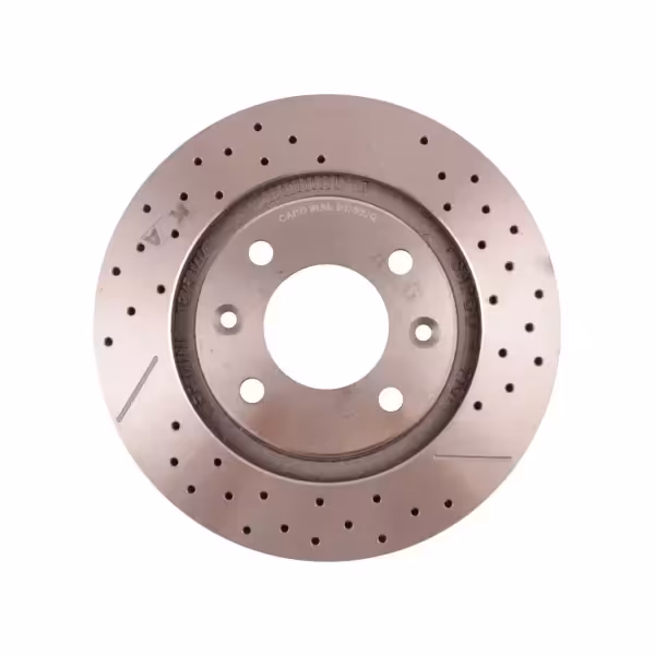 دیسک چرخ جلو پژو 405 شیاردار LR - نوبل