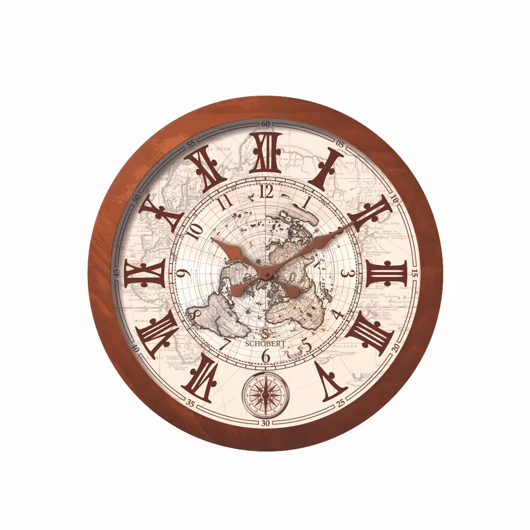 ساعت 60 سانت چوبی مدل SCHOBERT 6116 | خانه سام