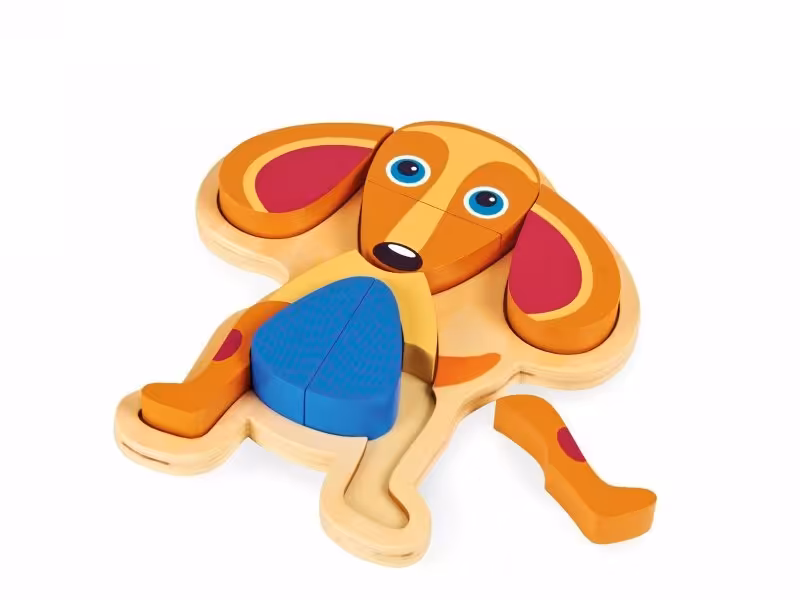 جورچین و پازل چوبی سگ كد 1600222