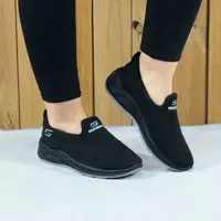 کفش پیاده روی زنانه و دخترانه مدل اسکیچرز قابل شستشو تزریق مستقیم 