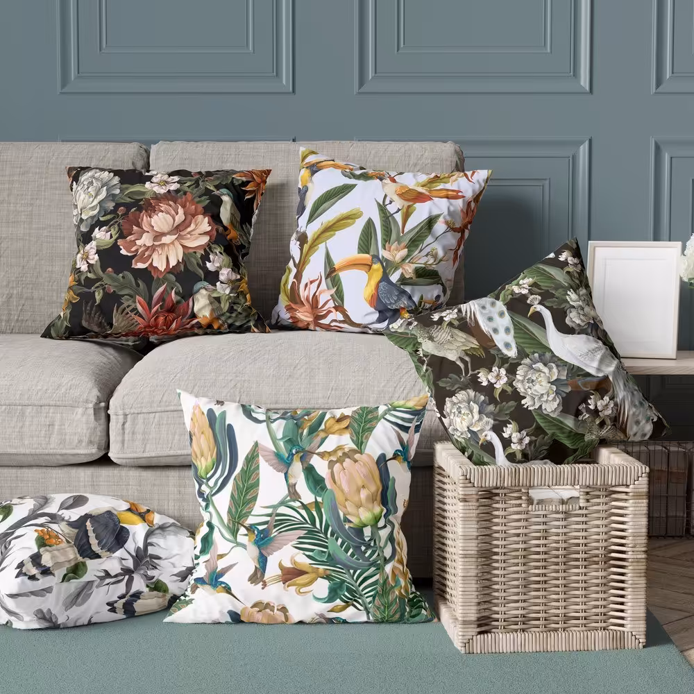 ست کوسن 5 تکه مخمل کد 106