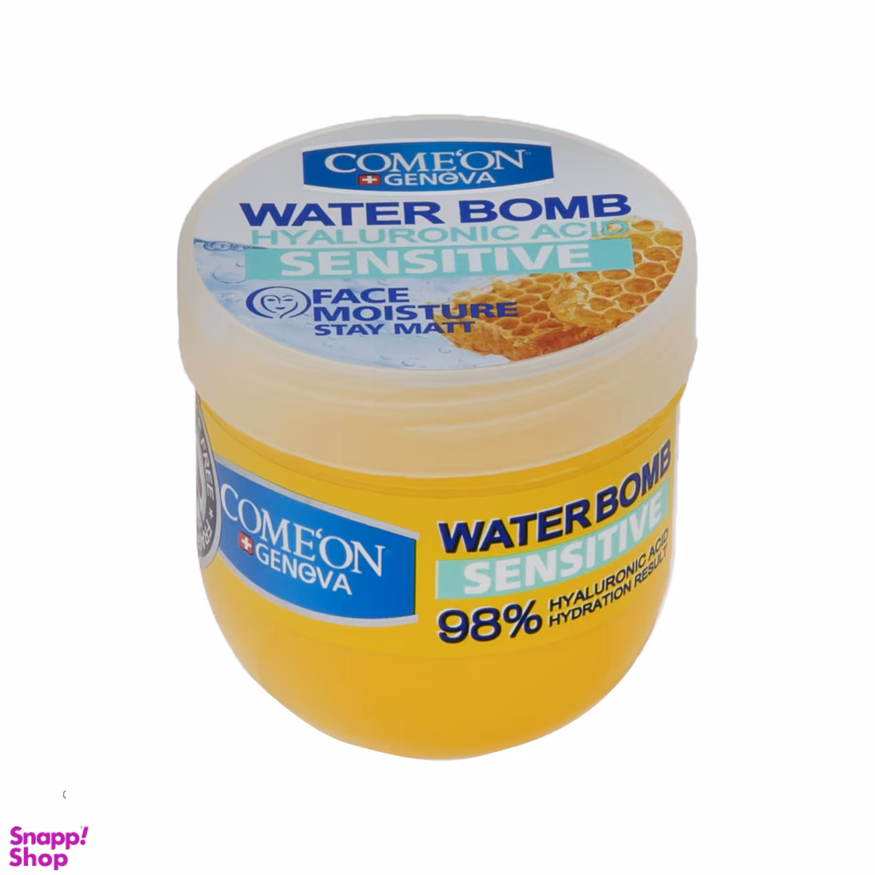 کرم آبرسان صورت کامان (Comeon) سری Water Bomb مدل Sensitive حجم 200 میلی‌لیتری