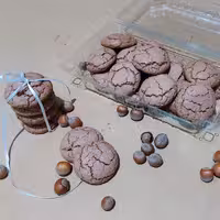 کوکی ترک دار  فندق شکلاتی