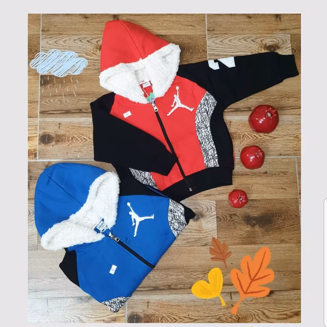 یه کار شیک و پر طرفدار سویشرت جنس ضخیم سایز 3ساله. 4ساله. 5. ساله