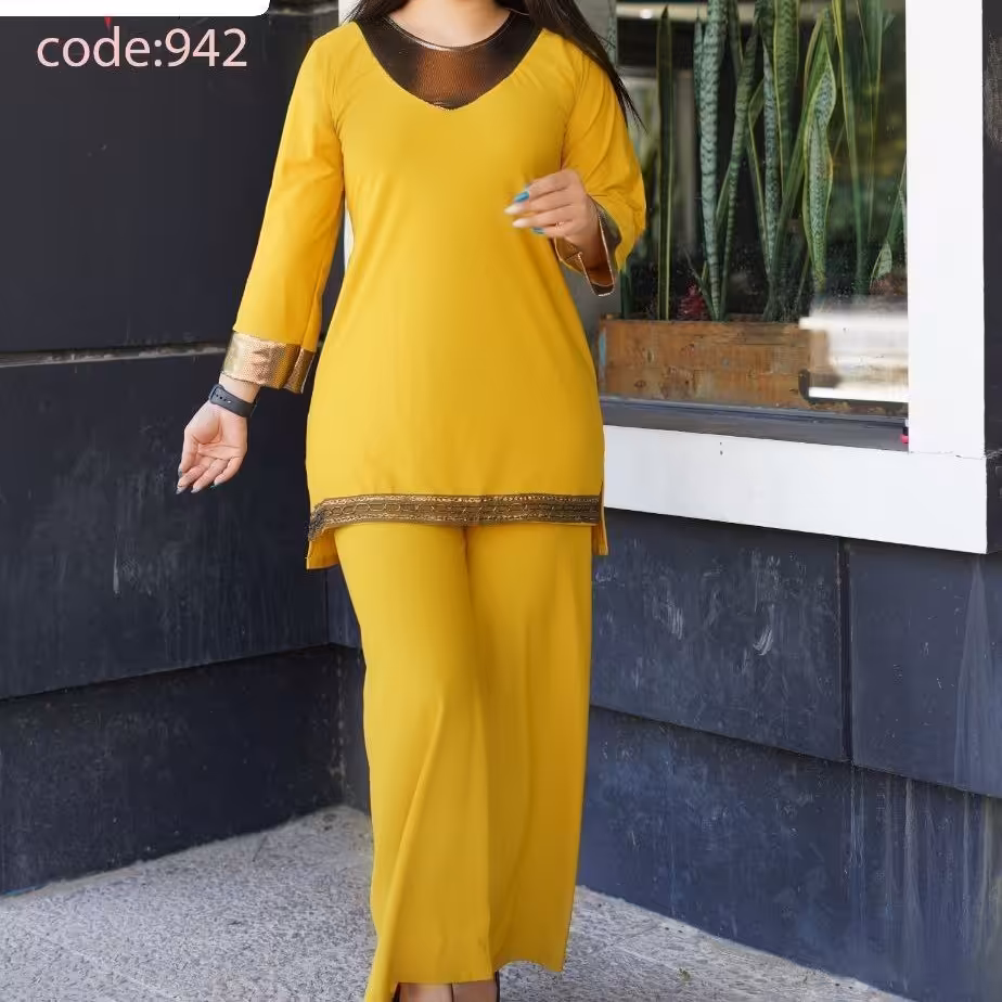 تونیک شلوار پایین نوار 942