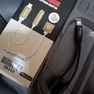 کابل تبدیل لایتنینگ به aux اپل رابط شارژر و هندزفری ایفون اورجینال