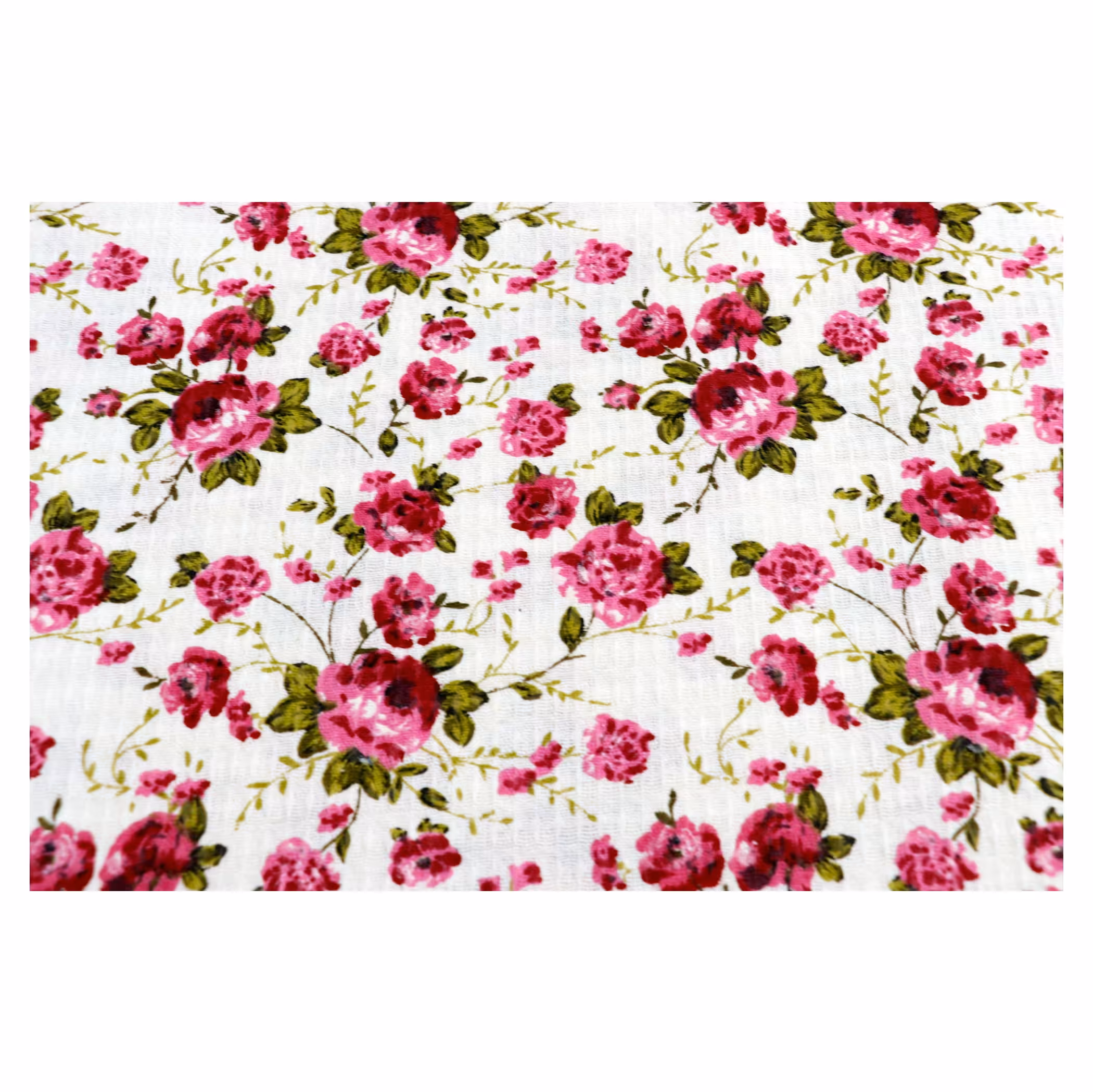 پارچه دستمالی آشپزخانه مدل گل رز به طول 2 متر 