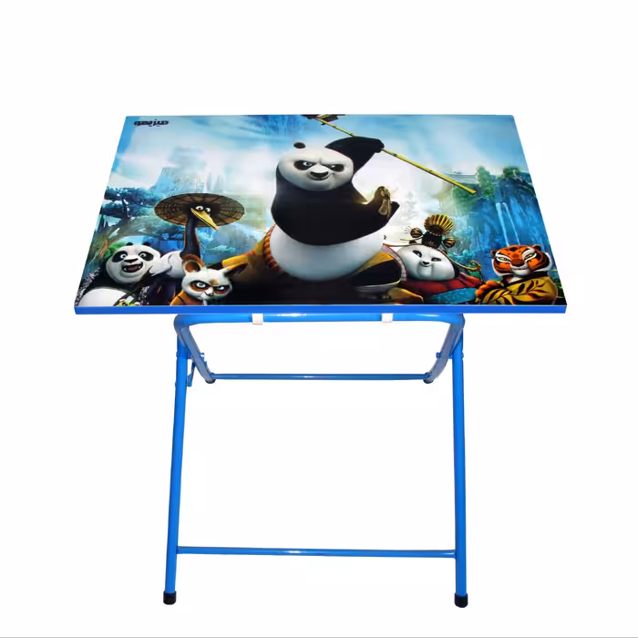 میز تحریر میزیمو طرح پاندای کونگفوکار کد 1451(مدل پایه رنگی)