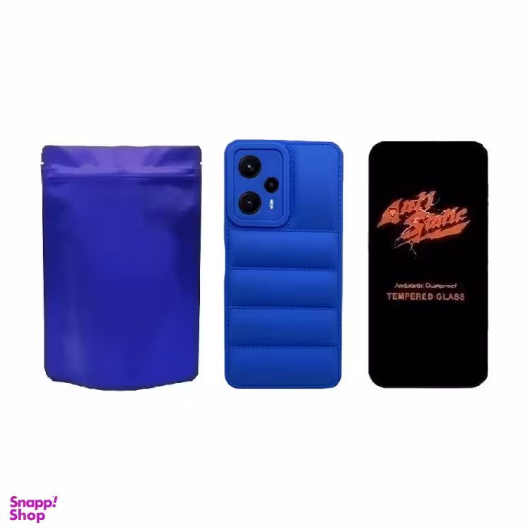 کاور موبایل مدل M-B Puffer مناسب شیائومی Poco F5 به همراه محافظ صفحه نمایش Anti Static