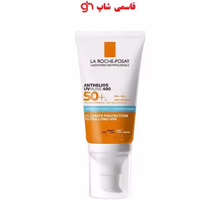 کرم ضد آفتاب و آبرسان بی رنگ پوست خشک و حساس لاروش پوزای La Roche Posay Anthelios SPF30 Crème Hydratante