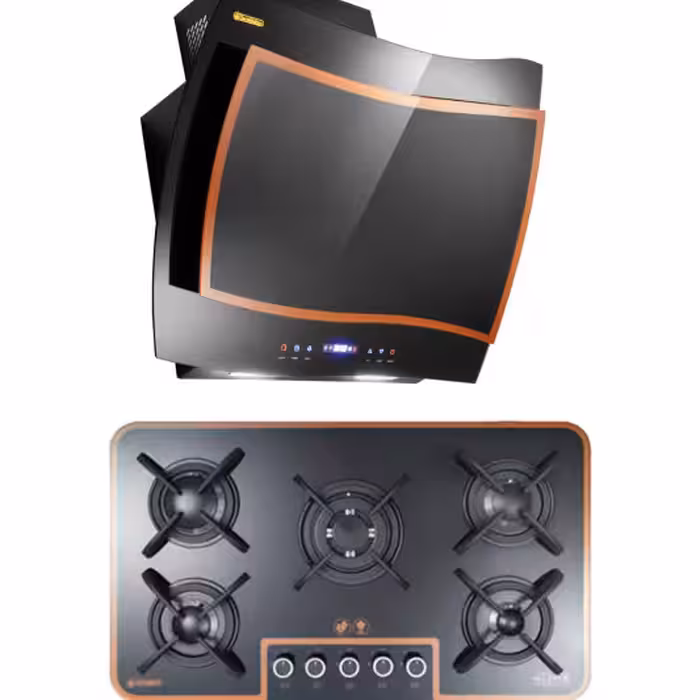 هود و اجاق گاز صفحه ای درخشان مدل فریز g636