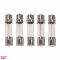 فیوز شیشه‌ ای 4 آمپر بسته 5 عددی