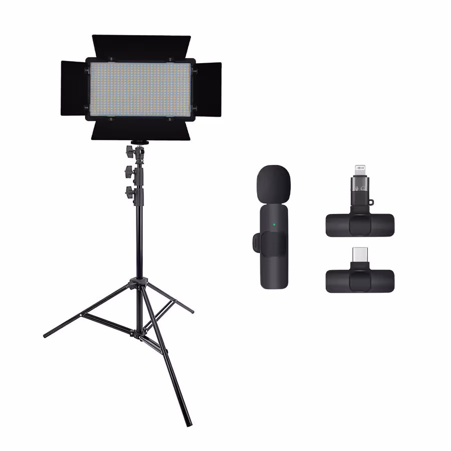 کیت تولید محتوا پروژکتور U600 RGB ، پایه 805 و میکروفون K8