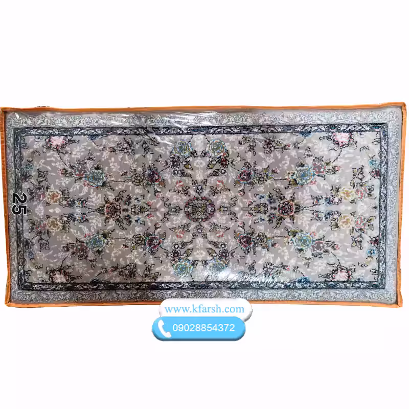پشتی فرش ماشینی 700شانه افشان فیلی کد 25