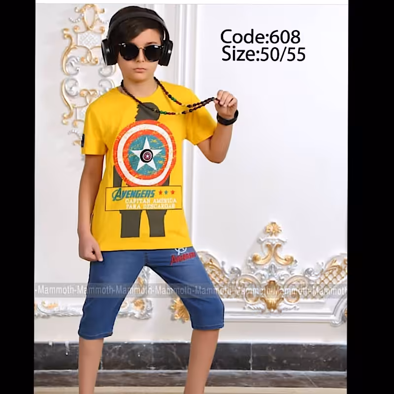 لباس بچگانه بلوز و شلوارک