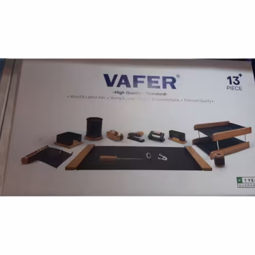ست رومیزی چوب وفلز سیزده تیکه VAFER