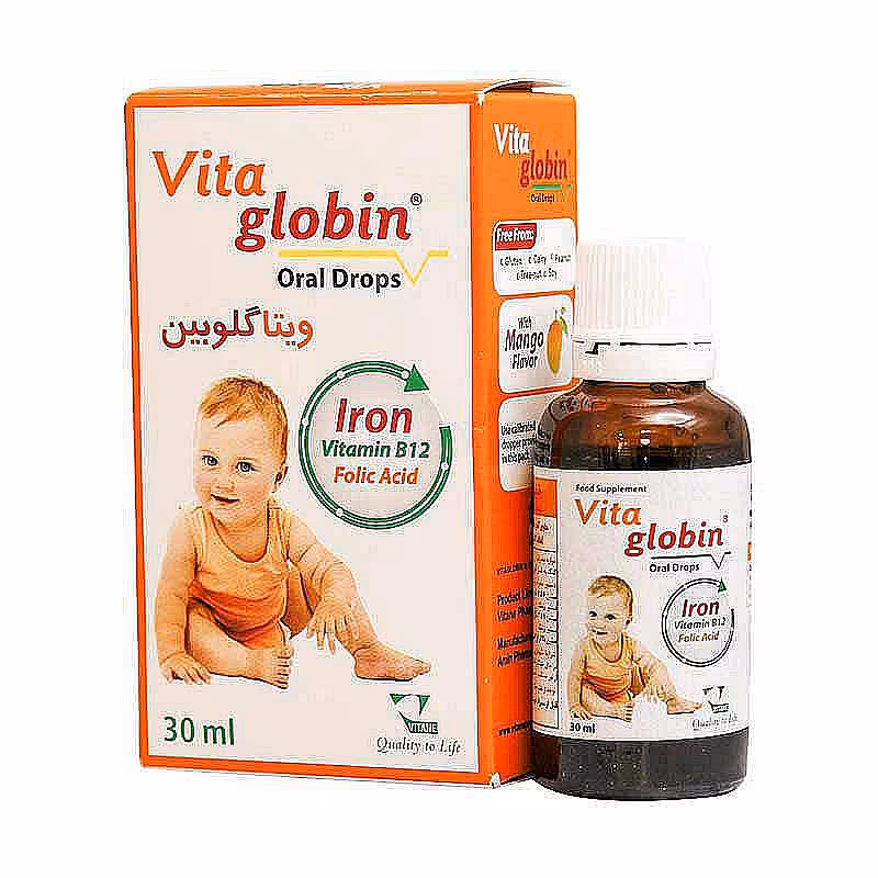قطره آهن ویتاگلوبین ویتان مخصوص کودکان 30 میلی لیتر | Vitane Vita Globin Oral Drops for Kids 30 ml