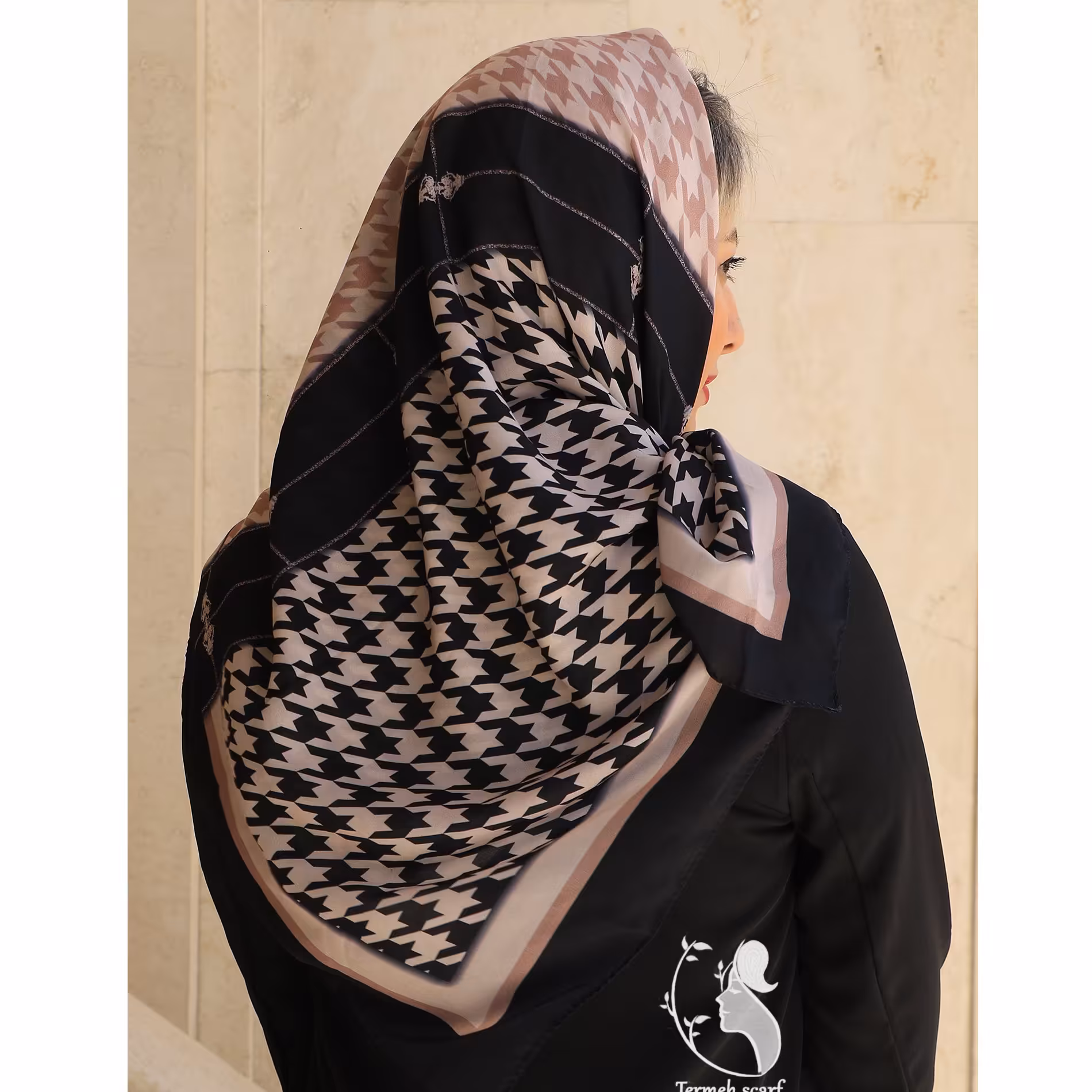 روسری حریر کرپ