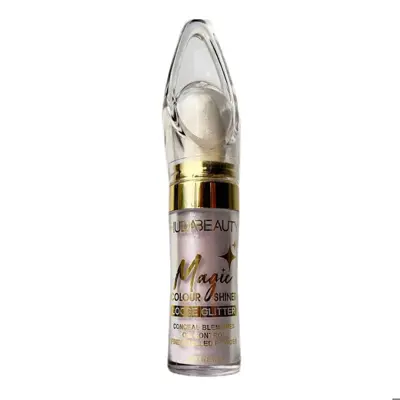 سایه هایلایتر پودری پد دار اصل هایلایتر آرایشی شاین گونه شاین لب سایه شاین اکریل ریز سایه چشم پودری سایه میکاپ براق 