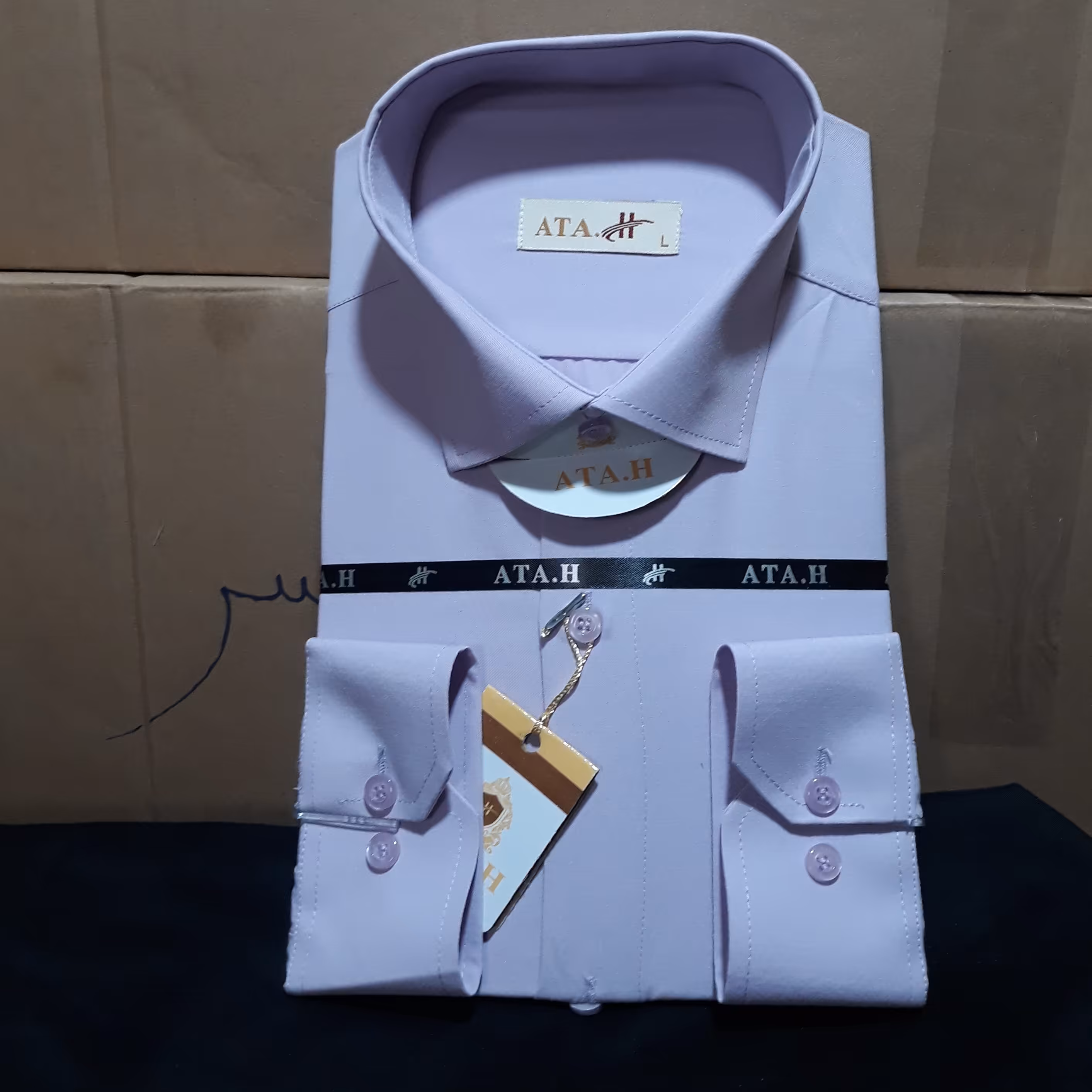 پیراهن جعبه ای مردانه یاسی 2